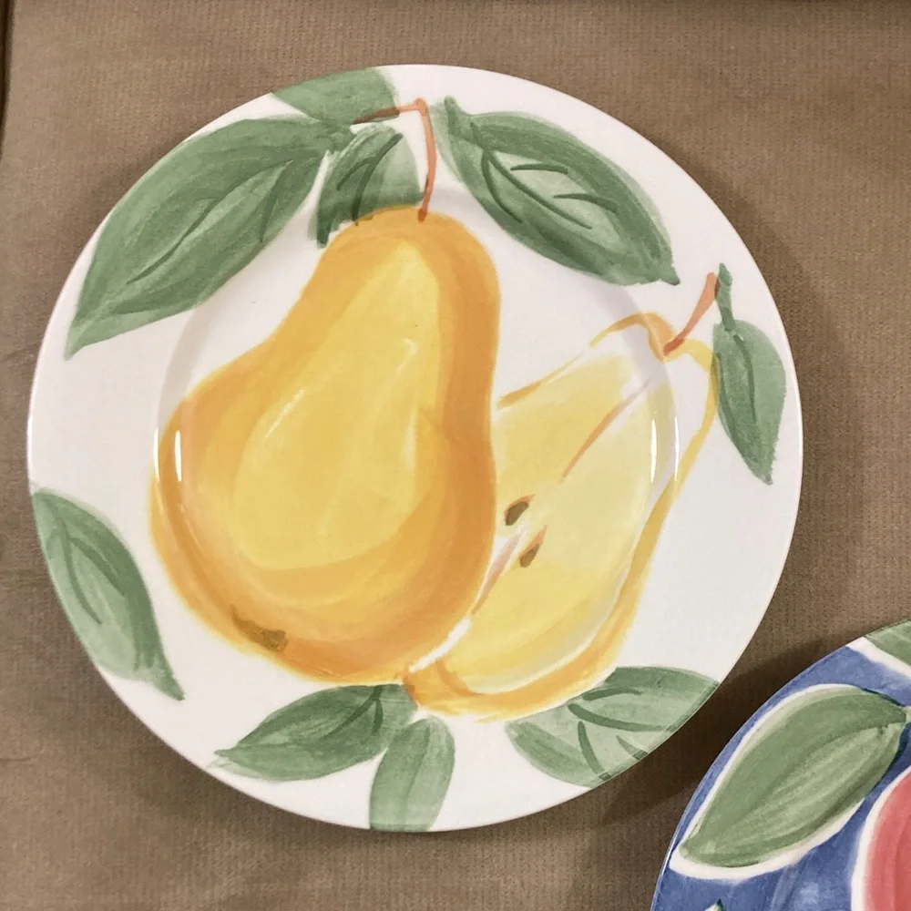 Vintage Fruit Plates